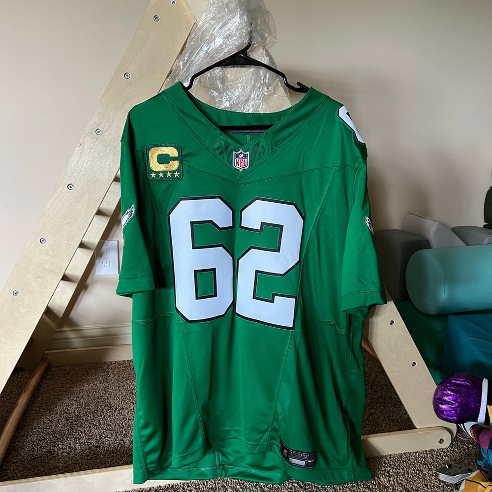 NFL Eagles jersey. Kelce #62